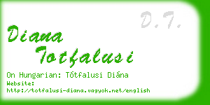 diana totfalusi business card